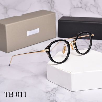 Retro Titanium Alloy Round Eyeglasses Men Women Prescription Myopia Reading Eyewear Glasses Frame TB011