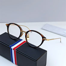 Load image into Gallery viewer, Retro Titanium Alloy Round Eyeglasses Men Women Prescription Myopia Reading Eyewear Glasses Frame TB011