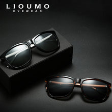 Load image into Gallery viewer, Square Chameleon Sunglasses Male Polarized Photochromic Discoloration Sun Glasses Men Women Oculos De Sol Masculino