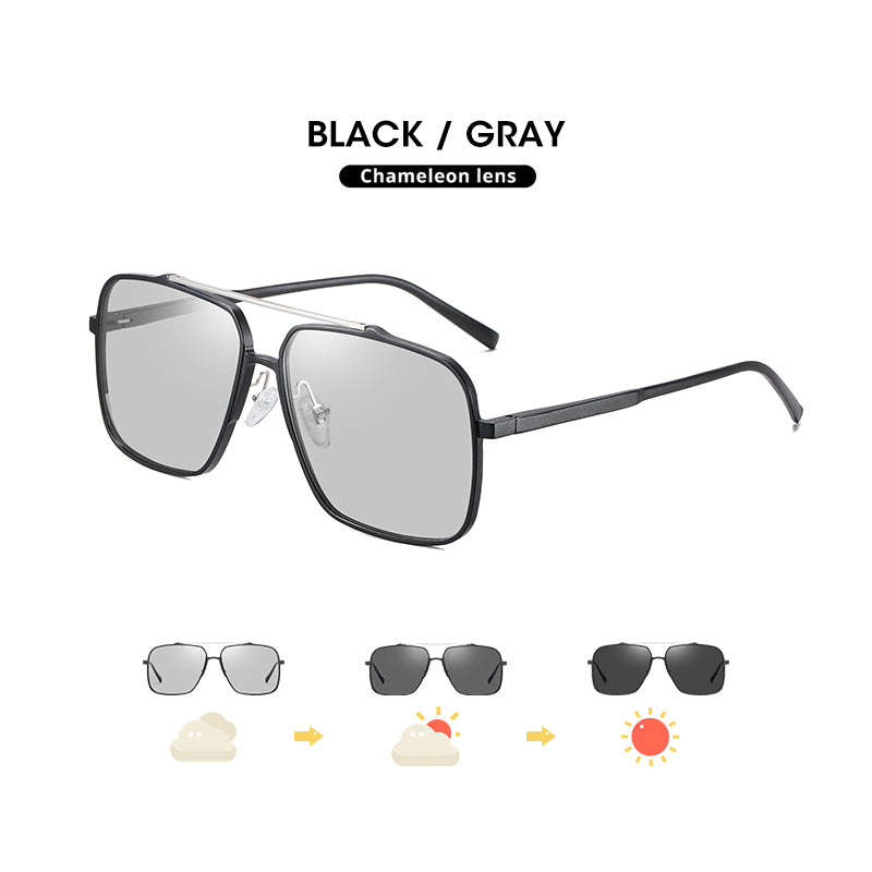 Top Sunglasses For Men Photochromic Glasses Polarized Women Driving Goggle Chameleon Unisex Anti-Glare UV400 gafas de sol hombre