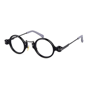 Titanium Acetate Retro Circle Spectacles Glasses Frames for Men Women Myopia Reading Eyeglasses Oculos De Grau