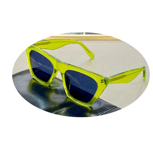 Trend Cat Eye Sunglasses For women Flat Top Acetate Sunglasses