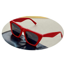 Load image into Gallery viewer, Trend Cat Eye Sunglasses For women Flat Top Acetate Sunglasses