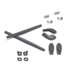 Load image into Gallery viewer, ToughAsNails Rubber Kit Temple Arm Ear Socks/Leg &amp; Nose Pad Nose Holder &amp; Screw-T6-4 Pieces Set for-Oakley Juliet - Gray Kits