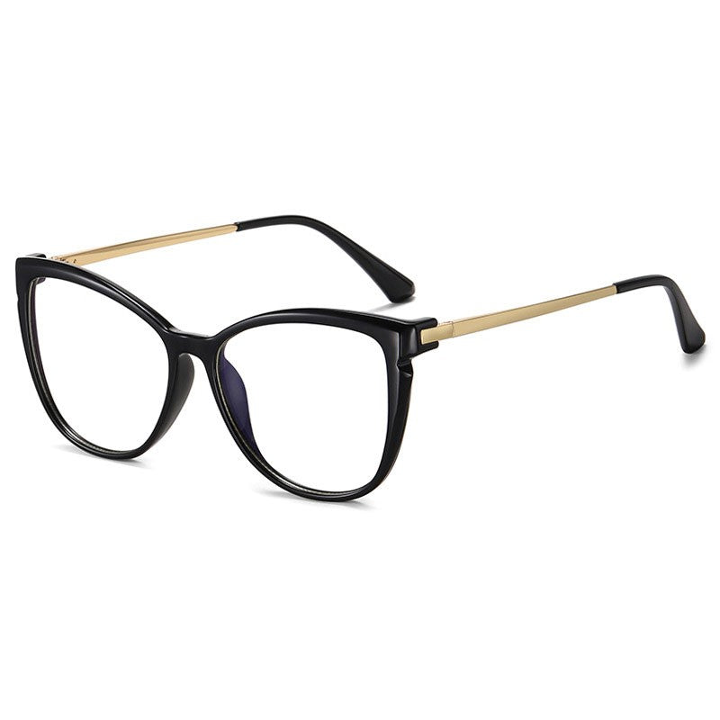 Transparent Bluelight Glasses Women Square Optical Glasses TR90 Metal Frames Computer Anti Blue Ligtht Glasses