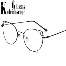 Load image into Gallery viewer, Transparent Cat Eye Glasses Frames Women Vintage computer glasses Oversized Eyeglasses Frame Female Optical Spectacles