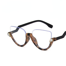 Load image into Gallery viewer, Transparent Cat Eye Prescription Glasses Frame Women Men Eyewear Glasses Optical Spectacle Diamond Clear Lens Eyeglasses очки