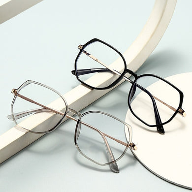 Transparent Computer Glasses Frame Anti Blue Super Light Round Eyewear Men Women Optical Glasses Blocking Eyeglasses New