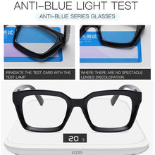 Load image into Gallery viewer, Transparent Computer Glasses Frame Women Men Anti Blue Light Square Eyewear Blocking Glasses Clear Optical Spectacle Eyeglasses