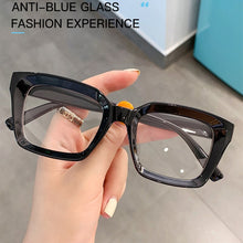 Load image into Gallery viewer, Transparent Computer Glasses Frame Women Men Anti Blue Light Square Eyewear Blocking Glasses Clear Optical Spectacle Eyeglasses