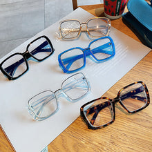 Carica l&#39;immagine nel visualizzatore di Gallery, Occhiali per computer trasparenti Montatura per occhiali da donna Occhiali da vista quadrati anti luce blu Occhiali da vista 