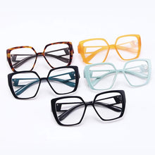 Load image into Gallery viewer, Transparent Computer Glasses Frame Women Men Anti Blue Light square Eyewear Blocking Glasses Optical Spectacle Eyeglass