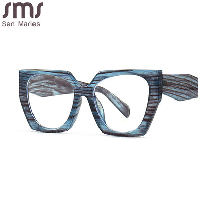Transparent Computer Glasses Women Men Anti Blue Square Eyewear Blue Light Blocking Glasses Optical Spectacle Eyeglass Big Frame