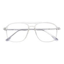 Load image into Gallery viewer, Transparent Double Beam Retro Flat Spectacles Myopia Glasses Frame Men And Women Trend Eyeglasses Frames Optical Eyewear 6536