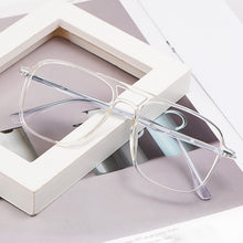Load image into Gallery viewer, Transparent Double Beam Retro Flat Spectacles Myopia Glasses Frame Men And Women Trend Eyeglasses Frames Optical Eyewear 6536