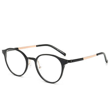 Carica l&#39;immagine nel visualizzatore di Gallery, Montature per occhiali trasparenti per donna Uomo Montatura per occhiali trasparenti per donna Occhiali da vista rotondi Occhiali da vista retrò in vetro circolare 