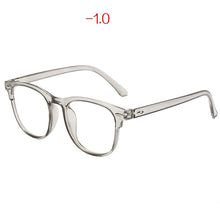Load image into Gallery viewer, Transparent Finished Myopia Glasses Women Men Student Prescription Shortsighted Eyeglasses -1.5 -2.0 Glasses with diopters minus