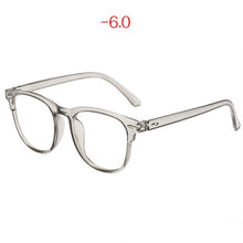 Load image into Gallery viewer, Transparent Finished Myopia Glasses Women Men Student Prescription Shortsighted Eyeglasses -1.5 -2.0 Glasses with diopters minus