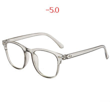 Load image into Gallery viewer, Transparent Finished Myopia Glasses Women Men Student Prescription Shortsighted Eyeglasses -1.5 -2.0 Glasses with diopters minus