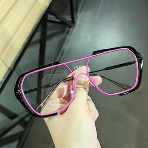 Transparent Glasses Frame Ladies Men's  Ins Style Sunglasses Brand Designer Blackout Glasses Optical Glasses Gafas De Sol