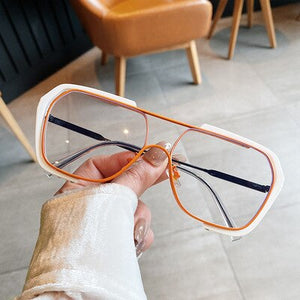Transparent Glasses Frame Ladies Men's  Ins Style Sunglasses Brand Designer Blackout Glasses Optical Glasses Gafas De Sol