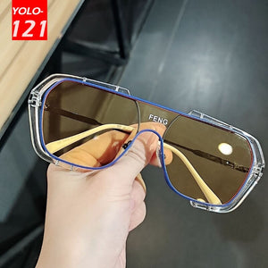 Transparent Glasses Frame Ladies Men's  Ins Style Sunglasses Brand Designer Blackout Glasses Optical Glasses Gafas De Sol