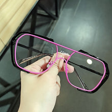 Load image into Gallery viewer, Transparent Glasses Frame Ladies Men&#39;s  Ins Style Sunglasses Optical Glasses Brand Designer Blackout Glasses  Gafas De Sol