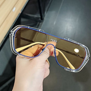 Transparent Glasses Frame Ladies Men's  Ins Style Sunglasses Optical Glasses Brand Designer Blackout Glasses  Gafas De Sol