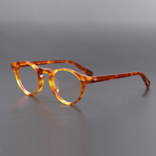 Load image into Gallery viewer, Transparent Glasses Small Round Blue Light Glasses Vintage Acetate Eyeglass Frames  Women Prescription Glasses Men Gregory Peck