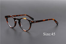 Load image into Gallery viewer, Transparent Glasses Small Round Blue Light Glasses Vintage Acetate Eyeglass Frames  Women Prescription Glasses Men Gregory Peck