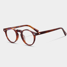 Load image into Gallery viewer, Transparent Glasses Small Round Blue Light Glasses Vintage Acetate Eyeglass Frames  Women Prescription Glasses Men Gregory Peck