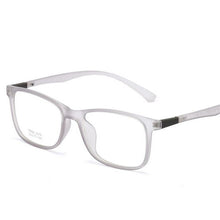 Load image into Gallery viewer, Transparent Jelly Color Square Computer Glasses Frame Ultralight TR90 Clear Mirror Literary Prescription Eyeglasses Women Men