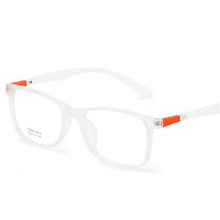 Load image into Gallery viewer, Transparent Jelly Color Square Computer Glasses Frame Ultralight TR90 Clear Mirror Literary Prescription Eyeglasses Women Men