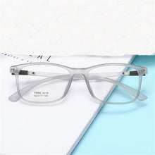 Load image into Gallery viewer, Transparent Jelly Color Square Computer Glasses Frame Ultralight TR90 Clear Mirror Literary Prescription Eyeglasses Women Men