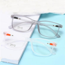 Load image into Gallery viewer, Transparent Jelly Color Square Computer Glasses Frame Ultralight TR90 Clear Mirror Literary Prescription Eyeglasses Women Men