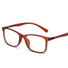 Load image into Gallery viewer, Transparent Jelly Color Square Computer Glasses Frame Ultralight TR90 Clear Mirror Literary Prescription Eyeglasses Women Men