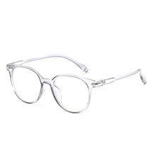Load image into Gallery viewer, Transparent Ladies Resin Glasses All-match Anti-blue Computer Eye Protection Round Simple Glasses Frame