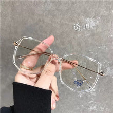 Load image into Gallery viewer, Transparent Large-frame Myopia Glasses Harajuku Style Round Face Thinning Sunglasses Can Be Equipped With Power Glasses