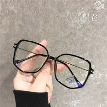 Load image into Gallery viewer, Transparent Large-frame Myopia Glasses Harajuku Style Round Face Thinning Sunglasses Can Be Equipped With Power Glasses