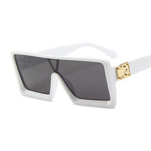 Load image into Gallery viewer, Transparent Ocean Big Square Sunglasses Women Vintage Brand Designer Rectangle Frame Shades Female Oculos De Sol