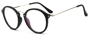 Transparent Retro Women Glasses Frame Fashion Men Eyeglasses Frame  Round Clear Lens Glasses Optical Spectacle Frame