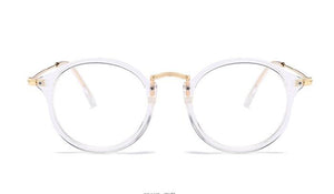 Transparent Retro Women Glasses Frame Fashion Men Eyeglasses Frame  Round Clear Lens Glasses Optical Spectacle Frame
