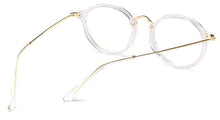 Load image into Gallery viewer, Transparent Retro Women Glasses Frame Fashion Men Eyeglasses Frame  Round Clear Lens Glasses Optical Spectacle Frame