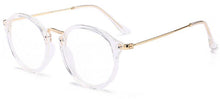 Load image into Gallery viewer, Transparent Retro Women Glasses Frame Fashion Men Eyeglasses Frame  Round Clear Lens Glasses Optical Spectacle Frame