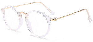 Transparent Retro Women Glasses Frame Fashion Men Eyeglasses Frame  Round Clear Lens Glasses Optical Spectacle Frame