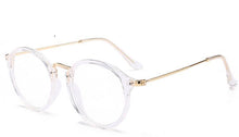Load image into Gallery viewer, Transparent Retro Women Glasses Frame Fashion Men Eyeglasses Frame  Round Clear Lens Glasses Optical Spectacle Frame
