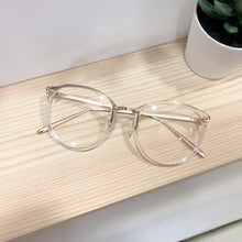 Carica l&#39;immagine nel visualizzatore di Gallery, Montatura per occhiali trasparente per uomo donna occhiali anti-fatica Cat Eye occhiali per computer uomo lente ottica retrò