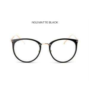 Montatura per occhiali trasparente per uomo donna occhiali anti-fatica Cat Eye occhiali per computer uomo lente ottica retrò