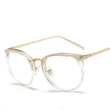 Load image into Gallery viewer, Transparent Spectacle Frame For Men Women Glasses Anti-fatigue Cat Eye High Quality Computer eyeglasses men Retro Optical Lens