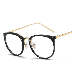 Transparent Spectacle Frame For Men Women Glasses Anti-fatigue Cat Eye High Quality Computer eyeglasses men Retro Optical Lens